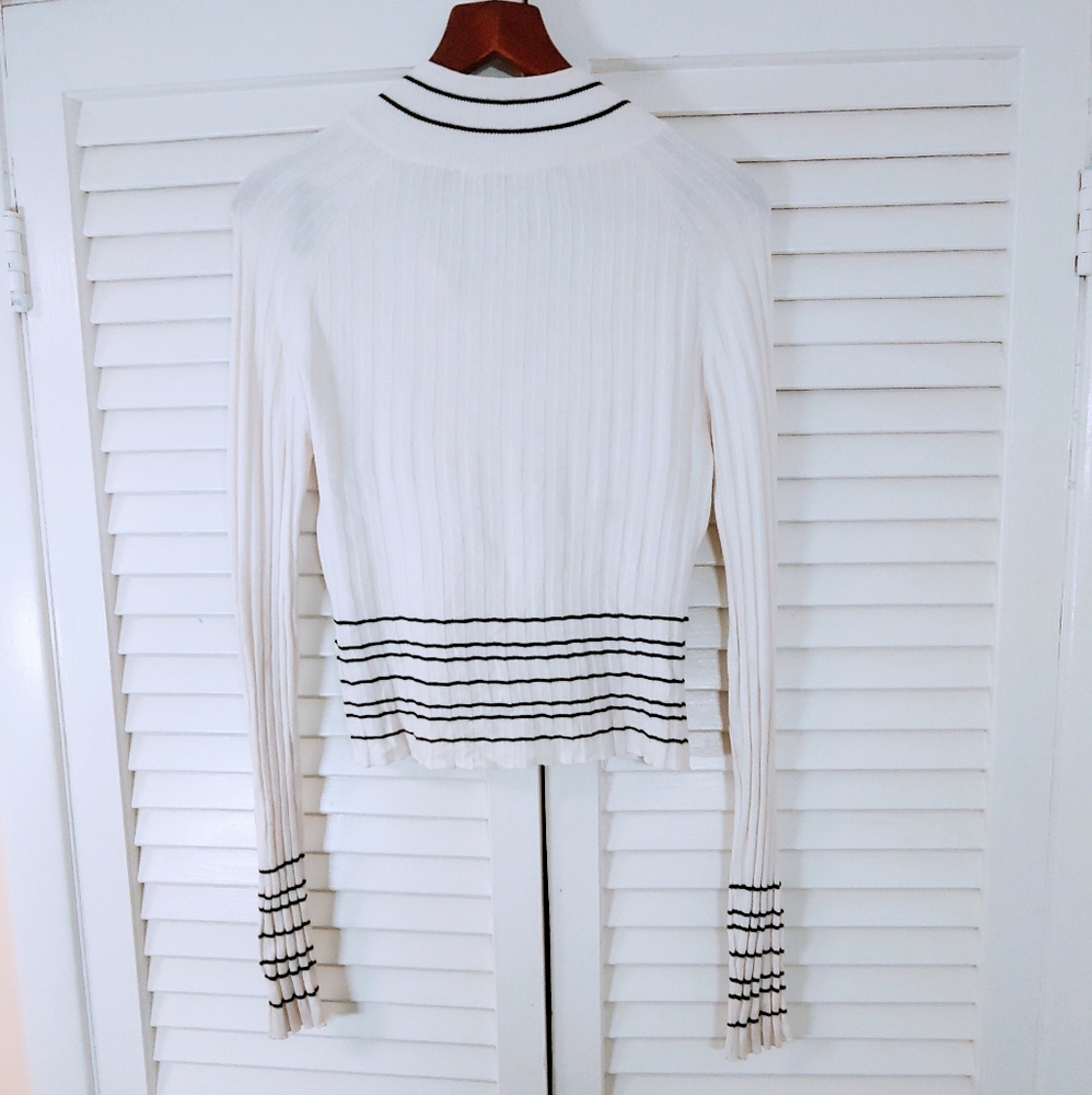 Copper Key Ribbed Cardigan - Picture 3 of 13